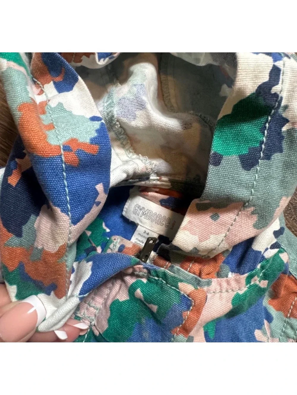 Gymboree watercolor camo hooded utility jacket 2015
